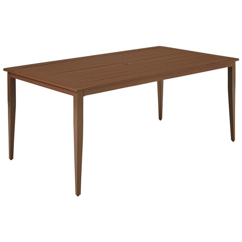 Home Styles Key West 71 X 40 Patio Dining Table In Chocolate 5701 31