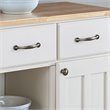 Homestyles Buffet of Buffets Wood Buffet in Off White