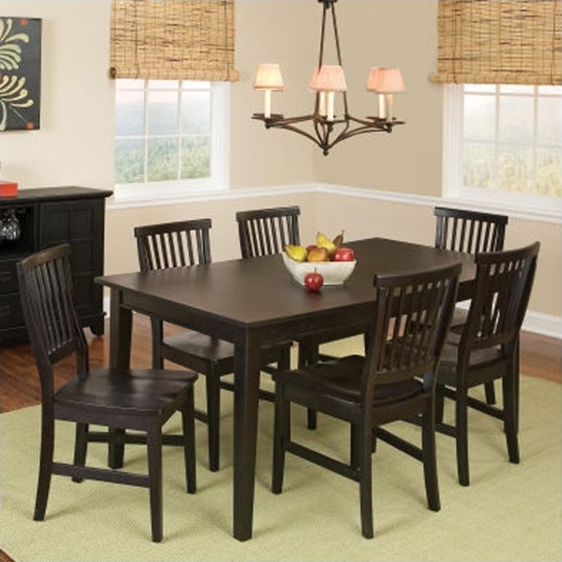 7 Piece Dining Set in Ebony - 5181-319