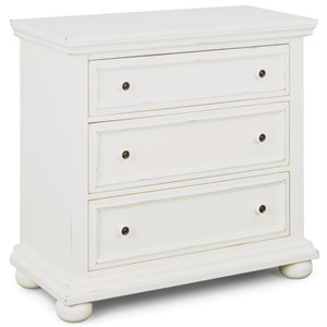 homestyles dover wood chest in off-white