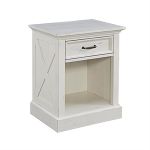 Homestyles Seaside Lodge Off-White Nightstand