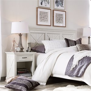 seaside lodge queen/full headboard and night stand