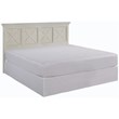 Homestyles Seaside Lodge Wood King Headboard and Nightstand in Off White