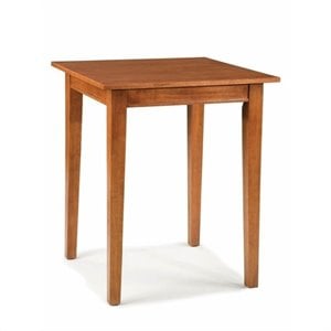 homestyles arts & crafts wood bistro table in brown
