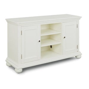 Homestyles Dover Wood Entertainment Center in Off White