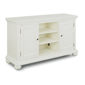 homestyles dover wood entertainment center in off-white