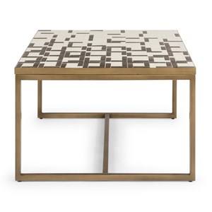 Homestyles Geometric Metal Coffee Table