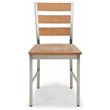 Homestyles Sheffield Wood Dining Chair Pair in Brown