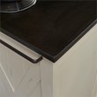 Homestyles Seaside Lodge Wood Kitchen Cart in Off White