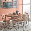 Homestyles Sheffield Wood 7-Piece Dining Set in Natural/White Washed