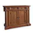 Homestyles Americana Wood Kitchen Island in Brown