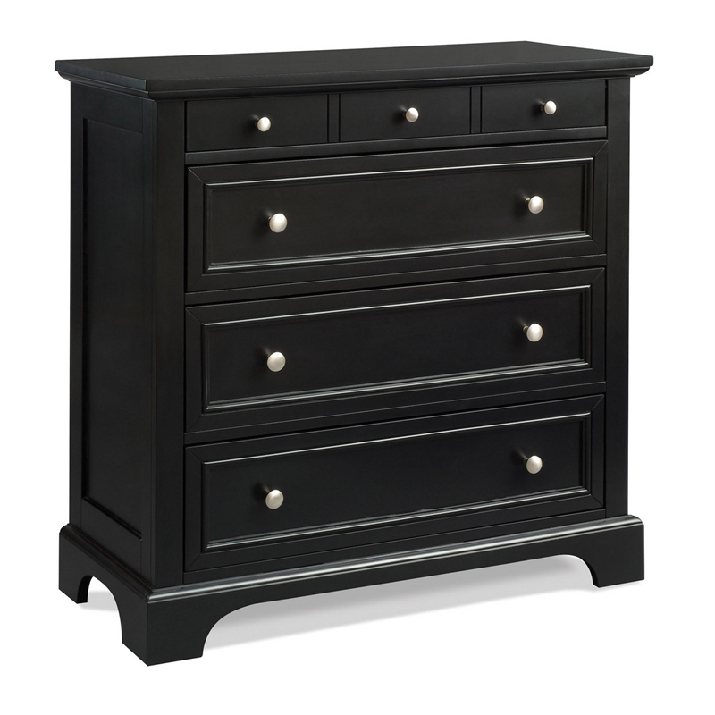 Homestyles Bedford Wood Chest in Black