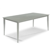 Homestyles Captiva Aluminum Outdoor Dining Table in Gray