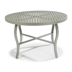 Homestyles Captiva Aluminum Outdoor Dining Table in Gray