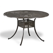 Homestyles Grenada Aluminum Outdoor Dining Table in Charcoal