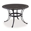 Homestyles Sanibel Aluminum 5 Piece Outdoor Dining Set in Black