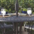 Homestyles Sanibel Aluminum 5 Piece Outdoor Dining Set in Black