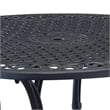 Homestyles Sanibel Aluminum Outdoor Dining Table in Black