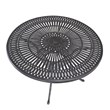 Homestyles Grenada Aluminum 5 Piece Outdoor Dining Set in Charcoal