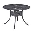 Homestyles Grenada Aluminum 5 Piece Outdoor Dining Set in Charcoal