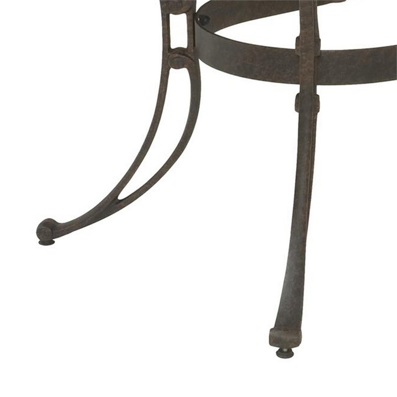 Homestyles Sanibel Aluminum Outdoor Dining Table in Bronze