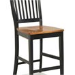 Homestyles Americana Wood Counter Stool in Black