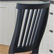 Homestyles Americana Wood Counter Stool in Black