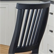 Homestyles Americana Wood Counter Stool in Black
