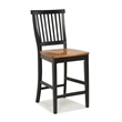 Homestyles Americana Wood Counter Stool in Black