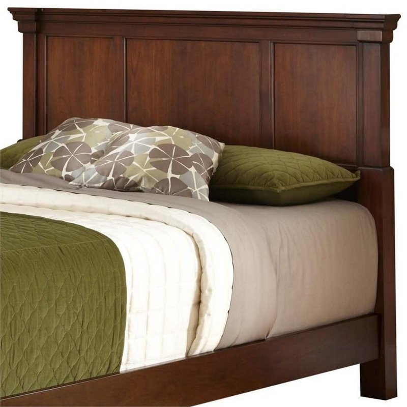 Homestyles Aspen Wood King Headboard in Brown Cymax Business