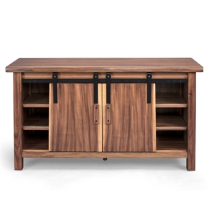 forest retreat brown wood entertainment center