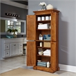 Homestyles Americana Wood Kitchen Pantry in Brown