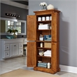 Homestyles Americana Wood Kitchen Pantry in Brown