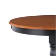 Homestyles Bishop Wood Pedestal Table in Black