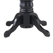 Homestyles Bishop Wood Pedestal Table in Black
