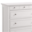 Homestyles Naples Wood Chest in Off White