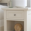 Homestyles Naples Wood Nightstand in Off White