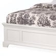 Homestyles Naples Wood Queen Bed in Off White