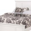 Homestyles Naples Wood Queen Bed in Off White