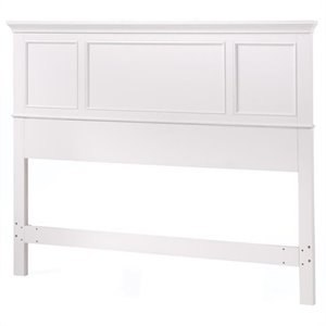 Homestyles Naples Wood Queen Headboard in Off White