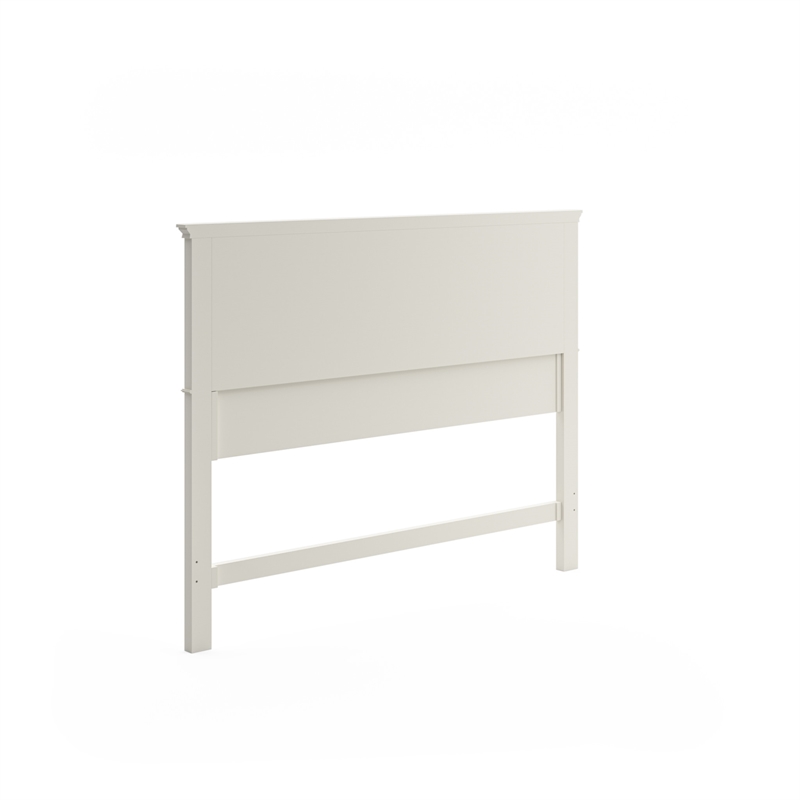 Homestyles Naples Wood Queen Headboard in Off White | Cymax Business