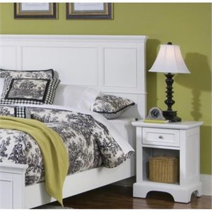 home styles naples queen panel headboard 2 piece bedroom set in white finish