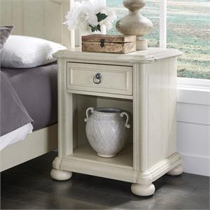 homestyles provence off white wood nightstand