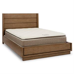 homestyles big sur wood queen bed in brown