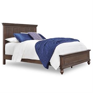 Homestyles Southport Wood Queen Bed in Brown