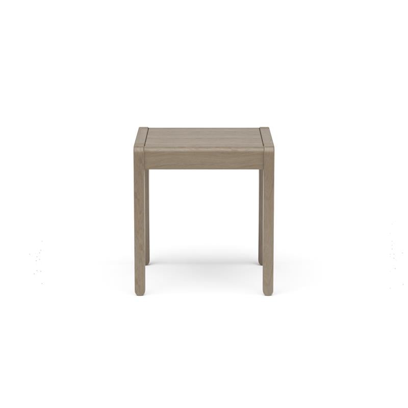 Homestyles Sustain Wood Outdoor End Table in Gray