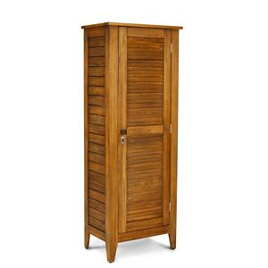 homestyles maho wood storage cabinet in brown