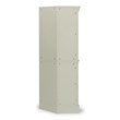 Homestyles Seaside Lodge Wood Corner China Cabinet in Off White