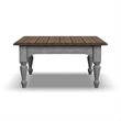 Homestyles Elkins Brown Wood Square Coffee Table