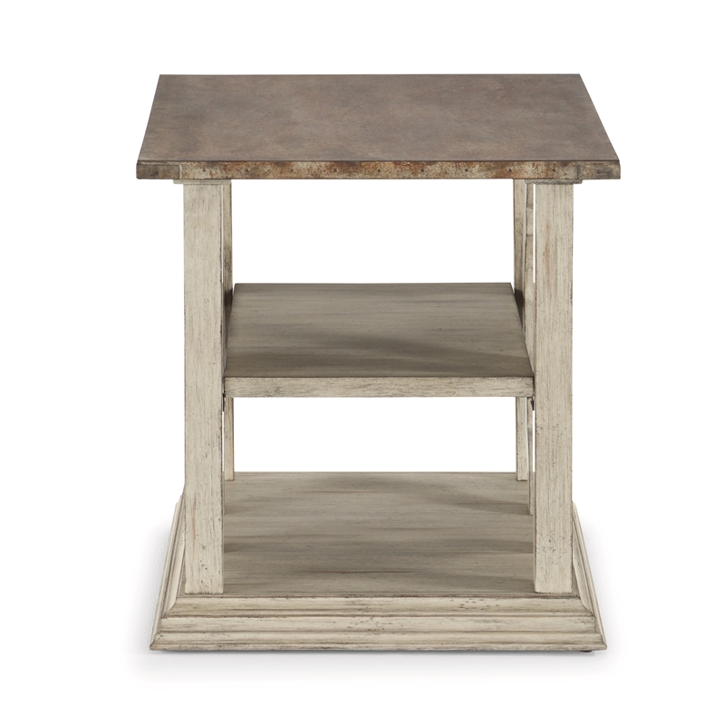 Homestyles Estate Brown Wood End Table